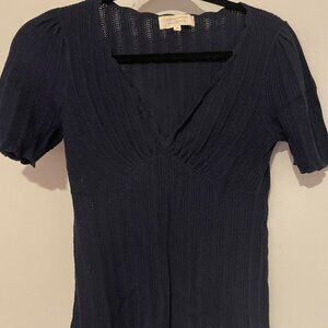 Sezane Anil Jumper Navy Blue